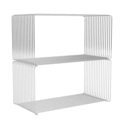 System Modułowy Panton Wire 2 Moduły 70 × 34,8 × 34,8 Cm Chromowany Montana