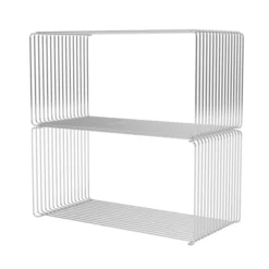 System Modułowy Panton Wire 2 Moduły 70 × 34,8 × 34,8 Cm Chromowany Montana