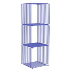 System Modułowy Panton Wire 3 Moduły 34,8 × 34,8 × 34,8 Cm Niebieski Montana
