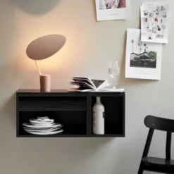 Szafka Ścienna Hifive Slim 100 Cm Czarna Northern