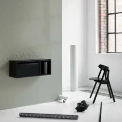 Szafka Ścienna Hifive Slim 100 Cm Czarna Northern