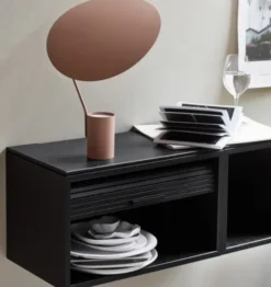 Szafka Ścienna Hifive Slim 100 Cm Czarna Northern