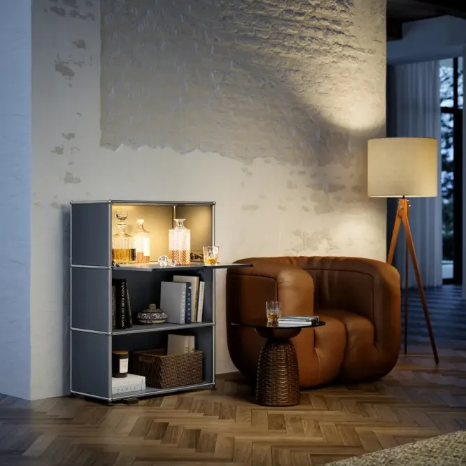 Szafka M52 Haller Niebieska Usm