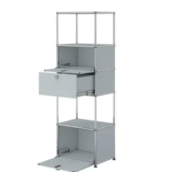 Szafka M52 Haller Srebrna Matowa Usm