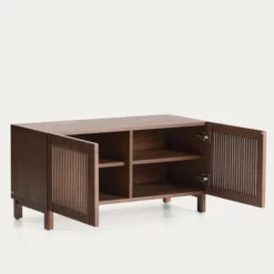 Szafka Na Buty Beyla Brązowa Kave Home