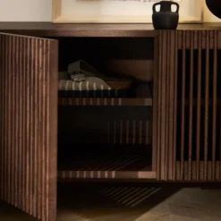 Szafka Na Buty Beyla Brązowa Kave Home