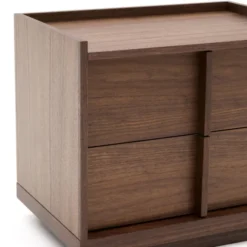Szafka Nocna Onix Brązowa Kave Home