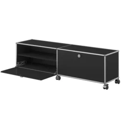 Szafka Rtv M61 Haller Czarna Usm