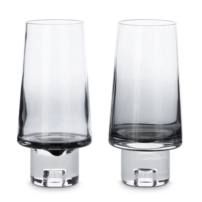 Szklanka Wysoka Do Drinków Tank Czarna 2 Szt. Tom Dixon