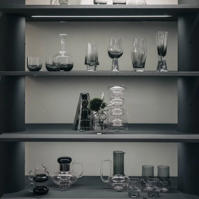 Szklanka Wysoka Do Drinków Tank Czarna 2 Szt. Tom Dixon