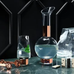 Szklanka Wysoka Do Drinków Tank Miedziana 2 Szt. Tom Dixon