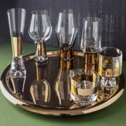 Szklanka Wysoka Do Drinków Tank Miedziana 2 Szt. Tom Dixon