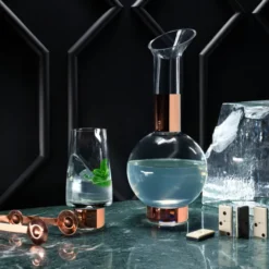 Szklanka Wysoka Do Drinków Tank Miedziana 2 Szt. Tom Dixon