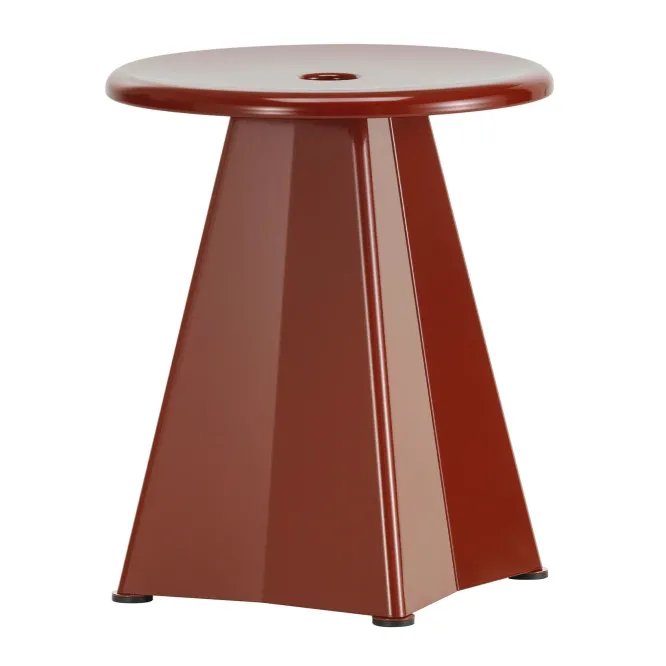 Taboret Metallique Czerwony Vitra