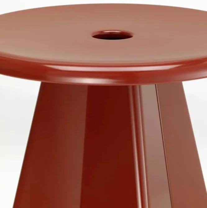 Taboret Metallique Czerwony Vitra