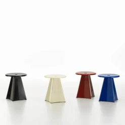Taboret Metallique Czerwony Vitra