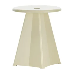 Taboret Metallique Kremowy Vitra