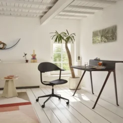 Taboret Metallique Kremowy Vitra