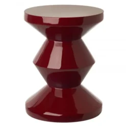 Taboret Zig Zag Burgundowy Pols Potten