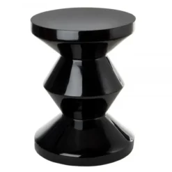Taboret Zig Zag Czarny Pols Potten