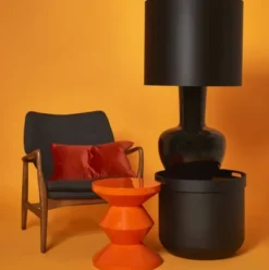 Taboret Zig Zag Jasnoróżowy Pols Potten