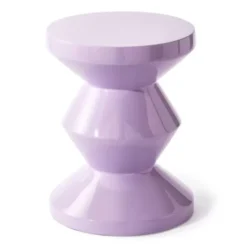 Taboret Zig Zag Lila Pols Potten