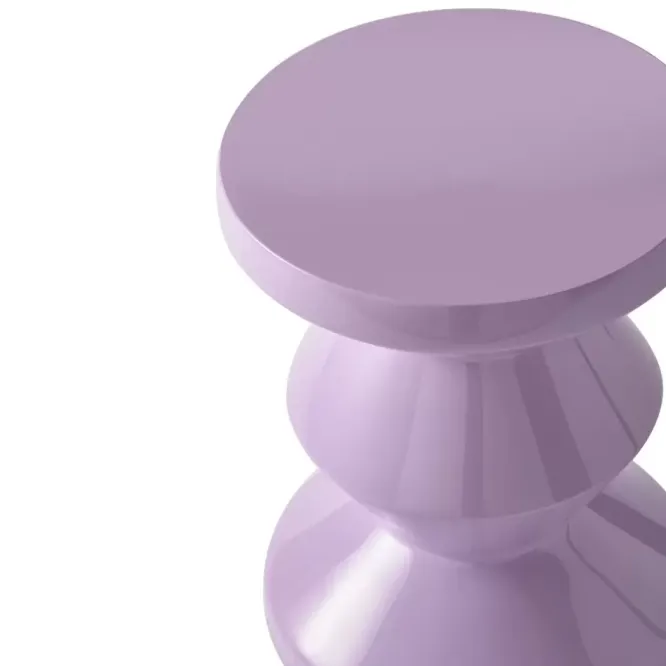 Taboret Zig Zag Lila Pols Potten