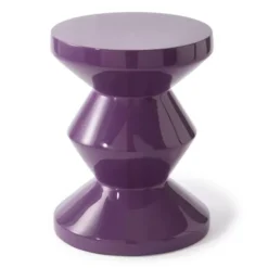 Taboret Zig Zag Śliwkowy Pols Potten