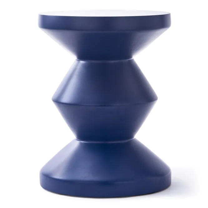 Taboret Zig Zag Outdoor Granatowy Pols Potten