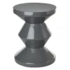 Taboret Zig Zag Szary Pols Potten