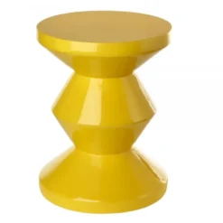 Taboret Zig Zag Żółty Pols Potten