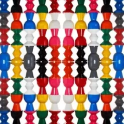 Taboret Zig Zag Żółty Pols Potten