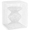 Taboret Zig Zag Wire Biały Pols Potten