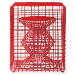 Taboret Zig Zag Wire Czerwony Pols Potten