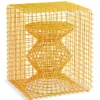 Taboret Zig Zag Wire Żółty Pols Potten