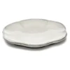 Talerz Deserowy Inku Ribbed Biały Serax