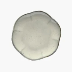 Talerz Deserowy Inku Ribbed Biały Serax