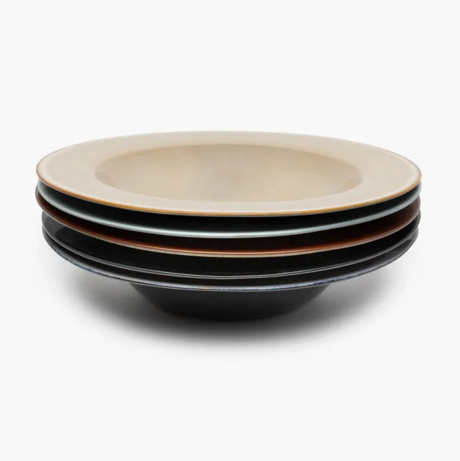 Talerz Do Makaronu Terres De Reves 27 Cm Niebiesko-Beżowy Serax
