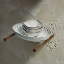 Talerz Głęboki Inku 21 Cm Biały Serax