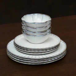 Talerz Głęboki Inku 21 Cm Biały Serax