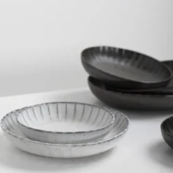 Talerz Głęboki Inku 21 Cm Zielony Serax