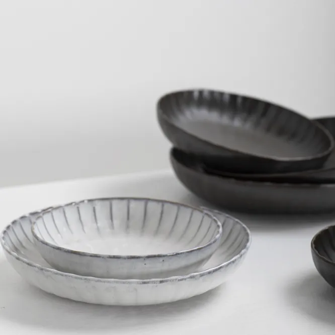 Talerz Głęboki Inku 21 Cm Zielony Serax