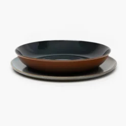 Talerz Głęboki Terres De Reves 23 Cm Czerwono-Niebieski Serax