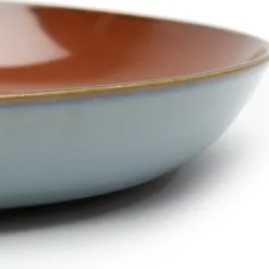 Talerz Głęboki Terres De Reves 23 Cm Niebiesko-Czerwony Serax