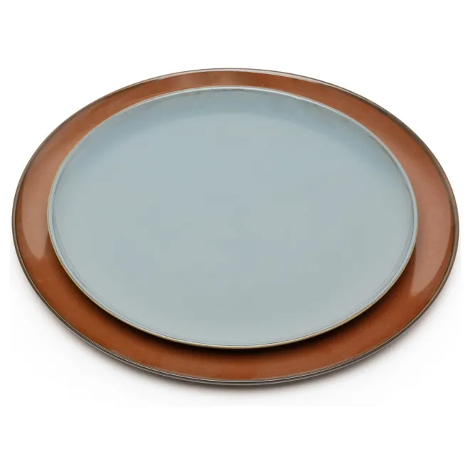 Talerz Śniadaniowy Terres De Reves 22 Cm Niebieskoszary Serax