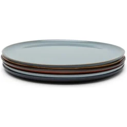 Talerz Śniadaniowy Terres De Reves 22 Cm Niebieskoszary Serax