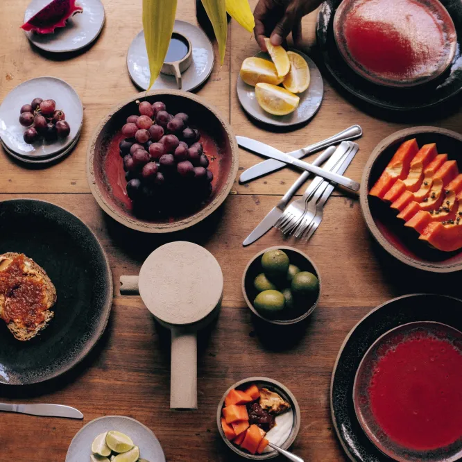 Talerz Obiadowy Fck 28 Cm Brązowy Serax