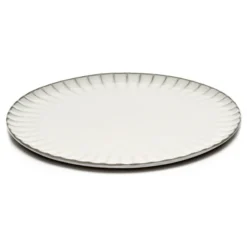 Talerz Obiadowy Inku 27 Cm Biały Serax