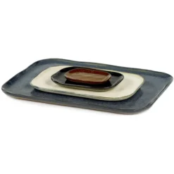 Talerz Obiadowy La Nouvelle 32 Cm Brązowy Serax