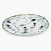 Talerz Obiadowy Midnight Flowers 28 Cm Mirtillo Tea Serax